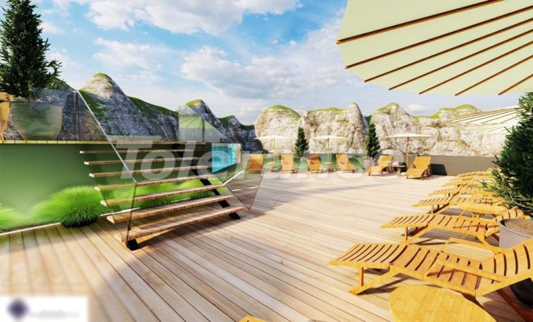 Квартира от застройщика в Кирения, Северный Кипр вид на море с бассейном в рассрочку: купить недвижимость в Турции - 78351