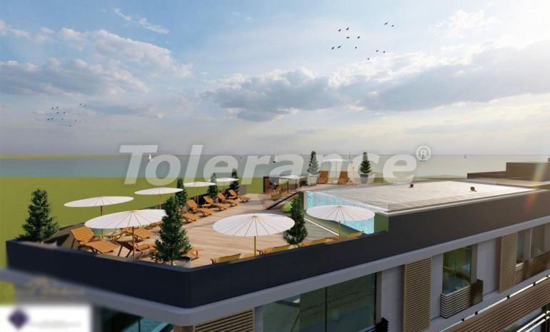 Квартира от застройщика в Кирения, Северный Кипр вид на море с бассейном в рассрочку: купить недвижимость в Турции - 78352