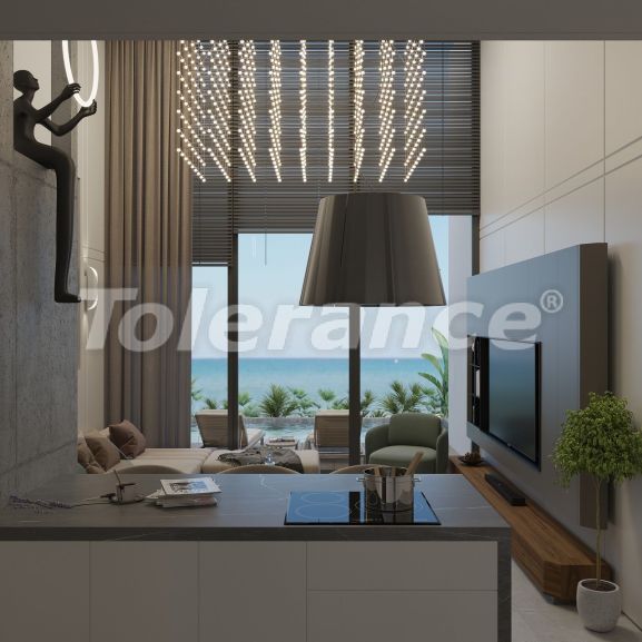 Квартира от застройщика в Кирения, Северный Кипр вид на море с бассейном в рассрочку: купить недвижимость в Турции - 80115