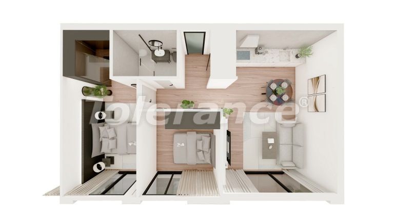 Квартира от застройщика в Кирения, Северный Кипр в рассрочку: купить недвижимость в Турции - 80821