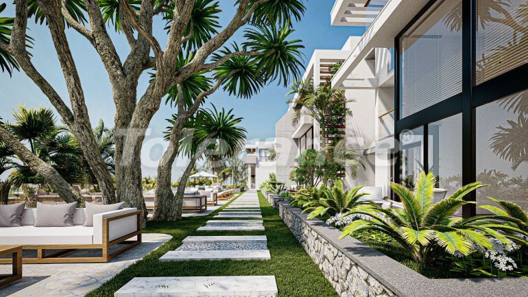 Квартира от застройщика в Кирения, Северный Кипр вид на море с бассейном: купить недвижимость в Турции - 81166