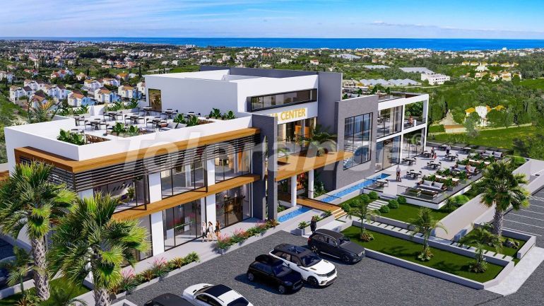 Квартира от застройщика в Кирения, Северный Кипр вид на море с бассейном в рассрочку: купить недвижимость в Турции - 82680