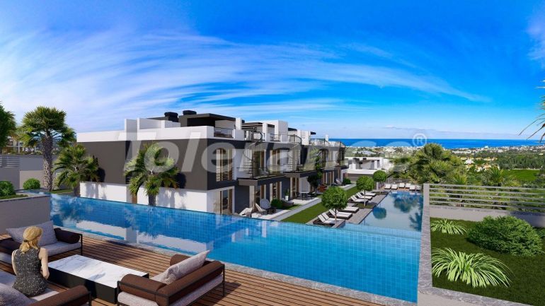 Квартира от застройщика в Кирения, Северный Кипр вид на море с бассейном в рассрочку: купить недвижимость в Турции - 82702