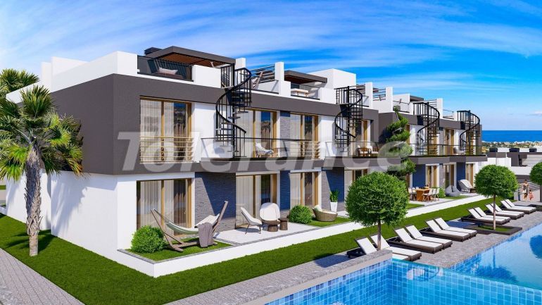 Квартира от застройщика в Кирения, Северный Кипр вид на море с бассейном в рассрочку: купить недвижимость в Турции - 82812