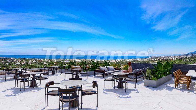 Квартира от застройщика в Кирения, Северный Кипр вид на море с бассейном в рассрочку: купить недвижимость в Турции - 82825