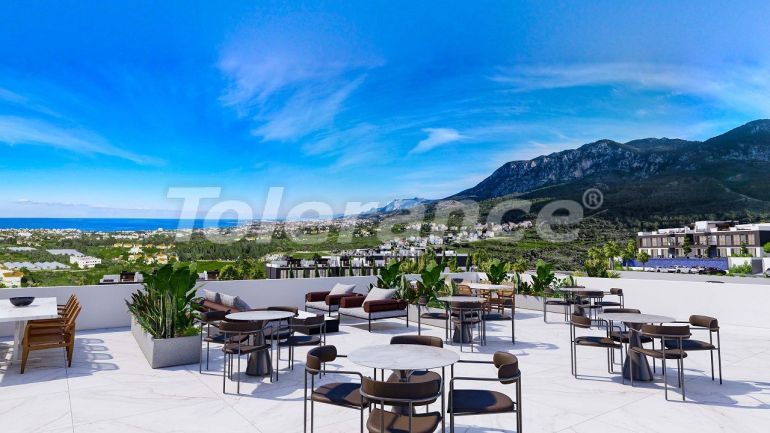 Квартира от застройщика в Кирения, Северный Кипр вид на море с бассейном в рассрочку: купить недвижимость в Турции - 82826