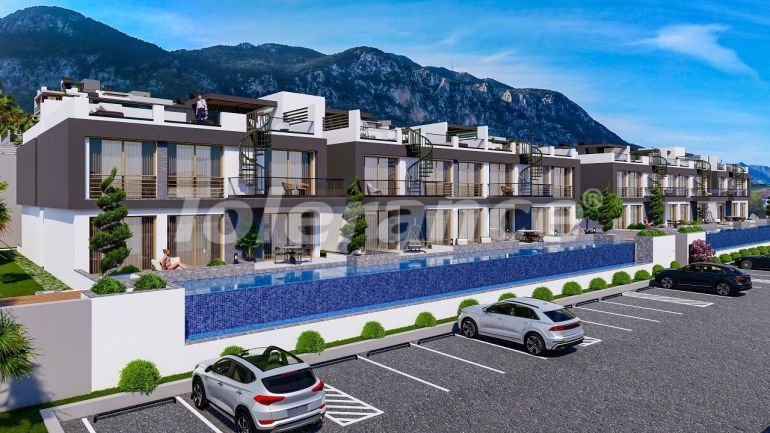 Квартира от застройщика в Кирения, Северный Кипр вид на море с бассейном в рассрочку: купить недвижимость в Турции - 82828