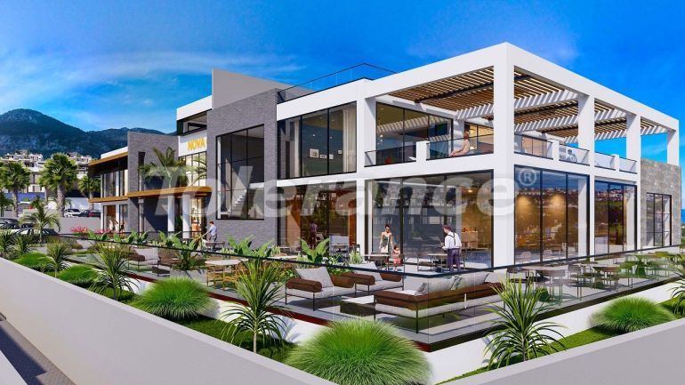 Квартира от застройщика в Кирения, Северный Кипр вид на море с бассейном в рассрочку: купить недвижимость в Турции - 82866