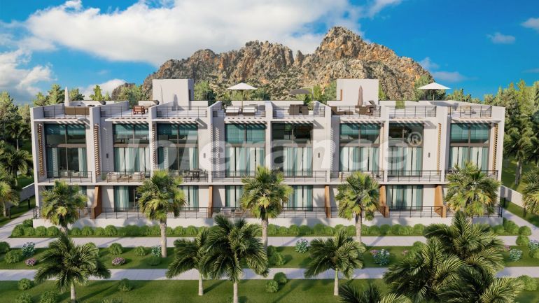 Квартира от застройщика в Кирения, Северный Кипр вид на море с бассейном в рассрочку: купить недвижимость в Турции - 82975