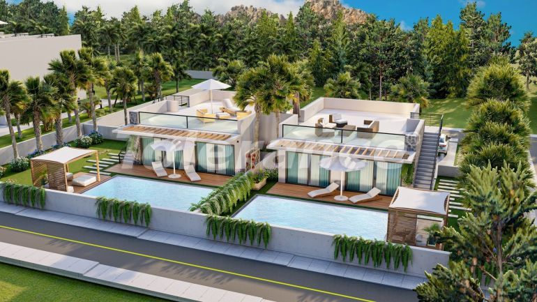 Квартира от застройщика в Кирения, Северный Кипр вид на море с бассейном в рассрочку: купить недвижимость в Турции - 82983