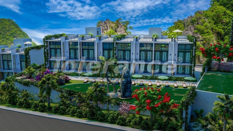 Квартира от застройщика в Кирения, Северный Кипр вид на море с бассейном в рассрочку: купить недвижимость в Турции - 83009