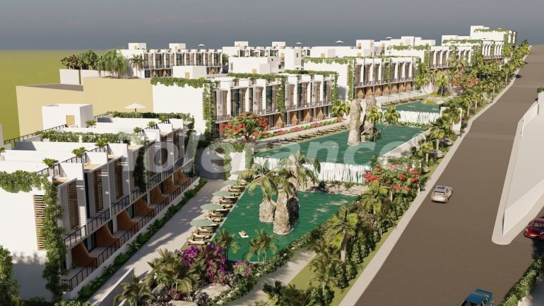 Квартира от застройщика в Кирения, Северный Кипр вид на море с бассейном в рассрочку: купить недвижимость в Турции - 83055