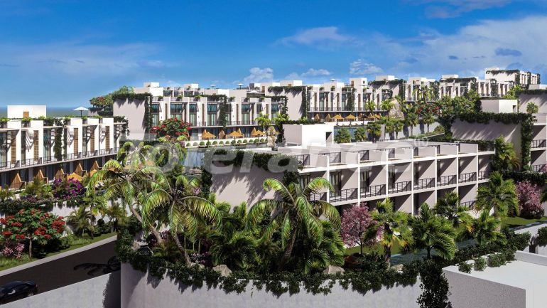 Квартира от застройщика в Кирения, Северный Кипр вид на море с бассейном в рассрочку: купить недвижимость в Турции - 83061