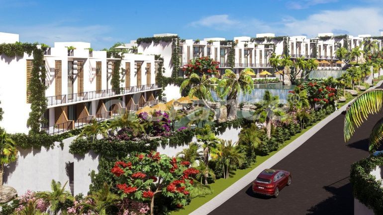 Квартира от застройщика в Кирения, Северный Кипр вид на море с бассейном в рассрочку: купить недвижимость в Турции - 83062