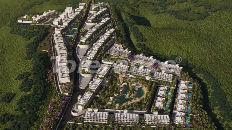 Квартира от застройщика в Кирения, Северный Кипр вид на море с бассейном в рассрочку: купить недвижимость в Турции - 83136