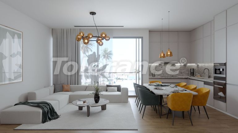 Квартира от застройщика в Кирения, Северный Кипр вид на море с бассейном в рассрочку: купить недвижимость в Турции - 83299