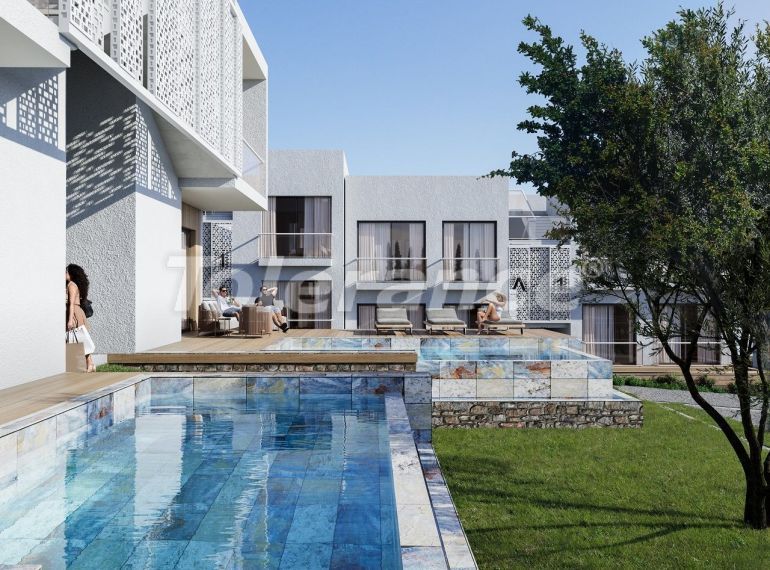 Квартира от застройщика в Кирения, Северный Кипр вид на море с бассейном в рассрочку: купить недвижимость в Турции - 83317