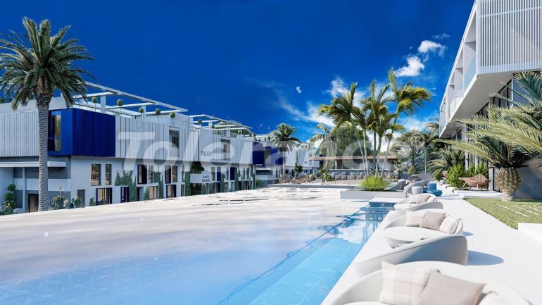 Квартира от застройщика в Кирения, Северный Кипр вид на море с бассейном в рассрочку: купить недвижимость в Турции - 83541