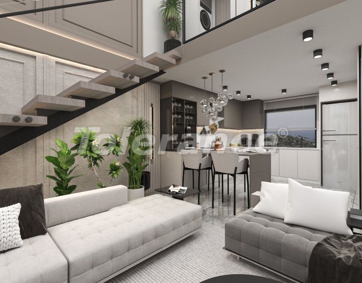 Квартира от застройщика в Кирения, Северный Кипр вид на море с бассейном в рассрочку: купить недвижимость в Турции - 83559