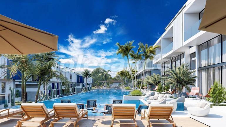 Квартира от застройщика в Кирения, Северный Кипр вид на море с бассейном в рассрочку: купить недвижимость в Турции - 83572