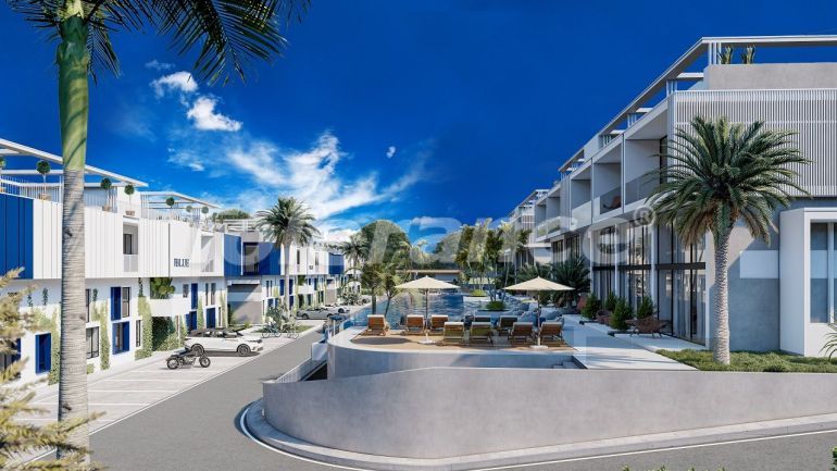 Квартира от застройщика в Кирения, Северный Кипр вид на море с бассейном в рассрочку: купить недвижимость в Турции - 83576