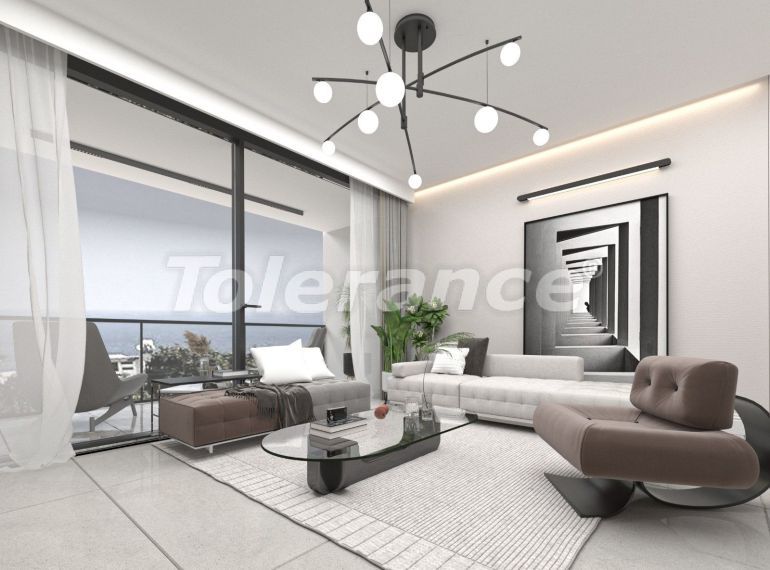 Квартира от застройщика в Кирения, Северный Кипр вид на море с бассейном в рассрочку: купить недвижимость в Турции - 83589