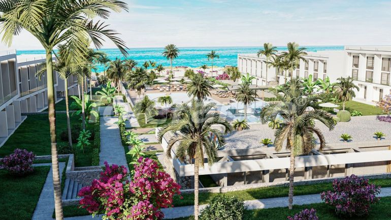 Квартира от застройщика в Кирения, Северный Кипр вид на море с бассейном в рассрочку: купить недвижимость в Турции - 83795