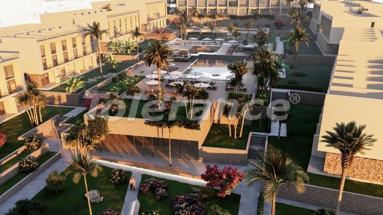 Квартира от застройщика в Кирения, Северный Кипр вид на море с бассейном в рассрочку: купить недвижимость в Турции - 83808