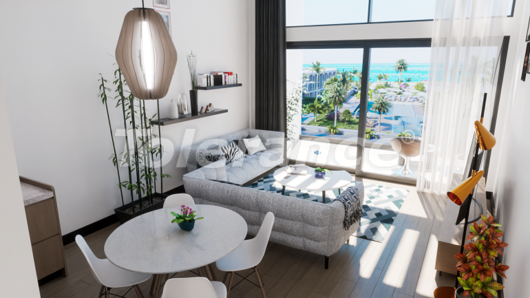 Квартира от застройщика в Кирения, Северный Кипр вид на море с бассейном в рассрочку: купить недвижимость в Турции - 83814