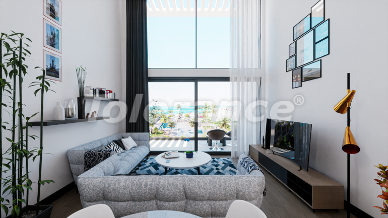 Квартира от застройщика в Кирения, Северный Кипр вид на море с бассейном в рассрочку: купить недвижимость в Турции - 83815