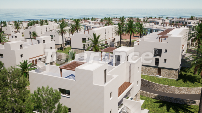 Квартира от застройщика в Кирения, Северный Кипр вид на море с бассейном в рассрочку: купить недвижимость в Турции - 84116