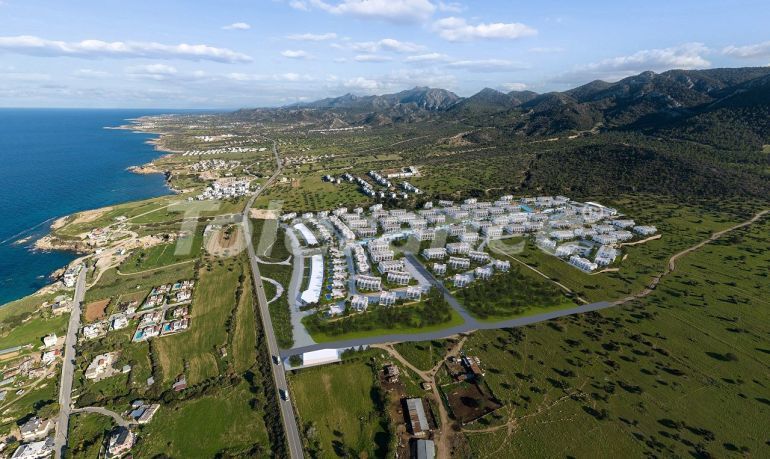 Квартира от застройщика в Кирения, Северный Кипр вид на море с бассейном в рассрочку: купить недвижимость в Турции - 84118