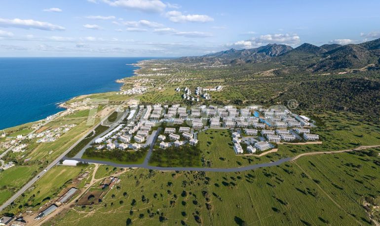 Квартира от застройщика в Кирения, Северный Кипр вид на море с бассейном в рассрочку: купить недвижимость в Турции - 84123