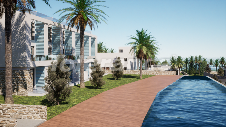 Квартира от застройщика в Кирения, Северный Кипр вид на море с бассейном в рассрочку: купить недвижимость в Турции - 84127
