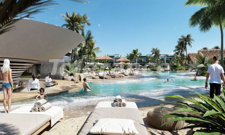 Квартира от застройщика в Кирения, Северный Кипр вид на море с бассейном в рассрочку: купить недвижимость в Турции - 84221