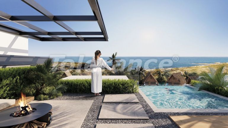 Квартира от застройщика в Кирения, Северный Кипр вид на море с бассейном в рассрочку: купить недвижимость в Турции - 84277