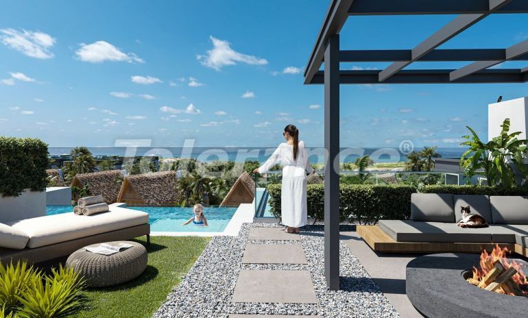 Квартира от застройщика в Кирения, Северный Кипр вид на море с бассейном в рассрочку: купить недвижимость в Турции - 84282