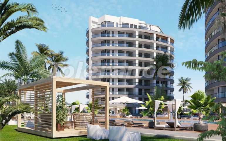 Квартира от застройщика в Кирения, Северный Кипр вид на море с бассейном в рассрочку: купить недвижимость в Турции - 84486