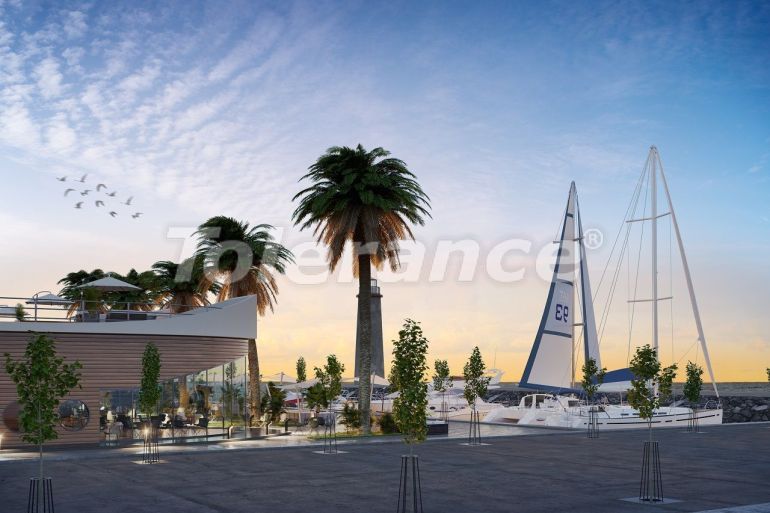 Квартира от застройщика в Кирения, Северный Кипр вид на море с бассейном в рассрочку: купить недвижимость в Турции - 84518