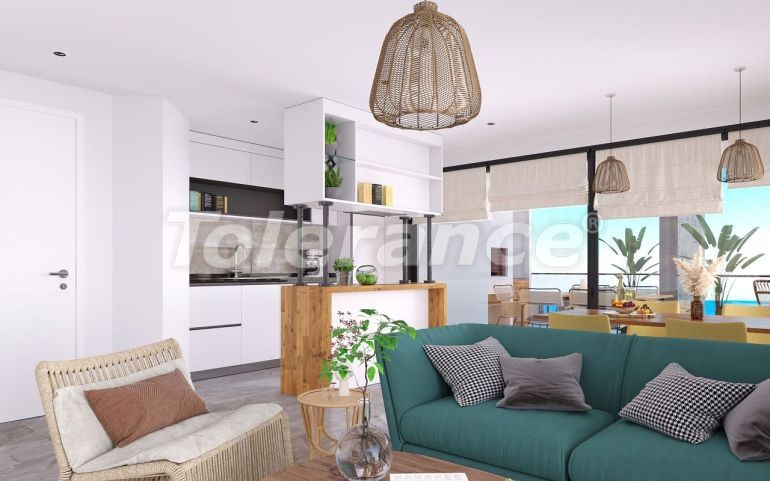 Квартира от застройщика в Кирения, Северный Кипр вид на море с бассейном в рассрочку: купить недвижимость в Турции - 84524