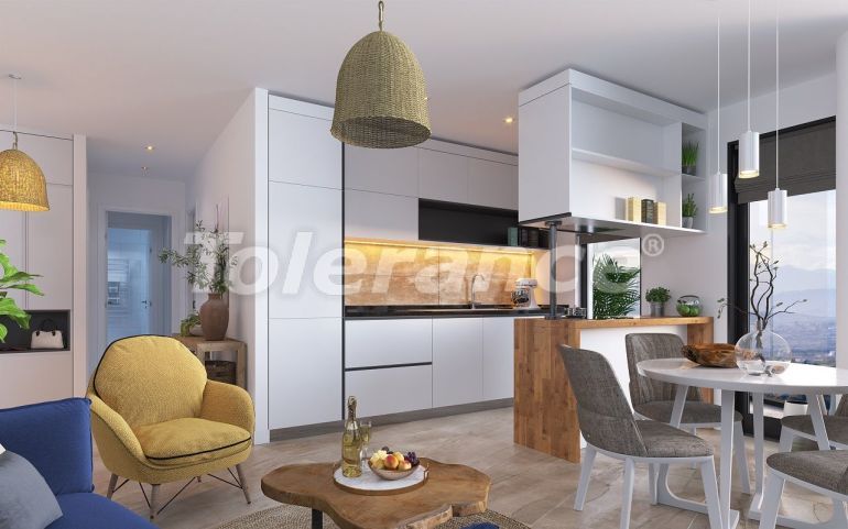 Квартира от застройщика в Кирения, Северный Кипр вид на море с бассейном в рассрочку: купить недвижимость в Турции - 84556