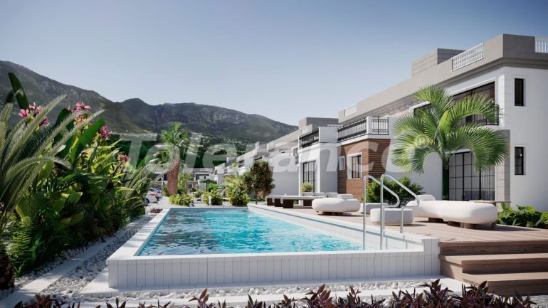 Квартира от застройщика в Кирения, Северный Кипр с бассейном в рассрочку: купить недвижимость в Турции - 84991