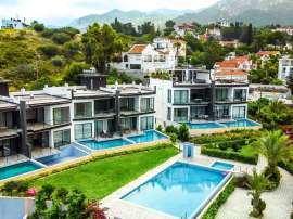 Квартира в Кирения, Северный Кипр вид на море с бассейном: купить недвижимость в Турции - 85056