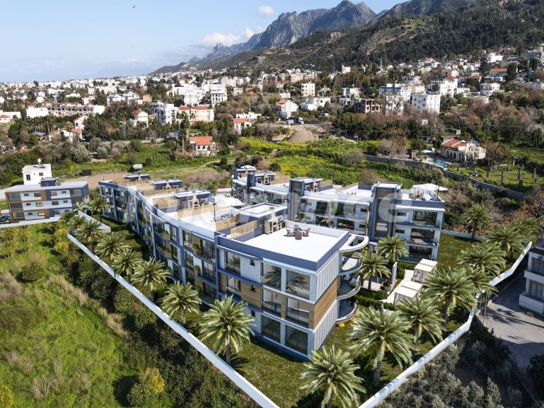 Квартира от застройщика в Кирения, Северный Кипр с бассейном в рассрочку: купить недвижимость в Турции - 85592