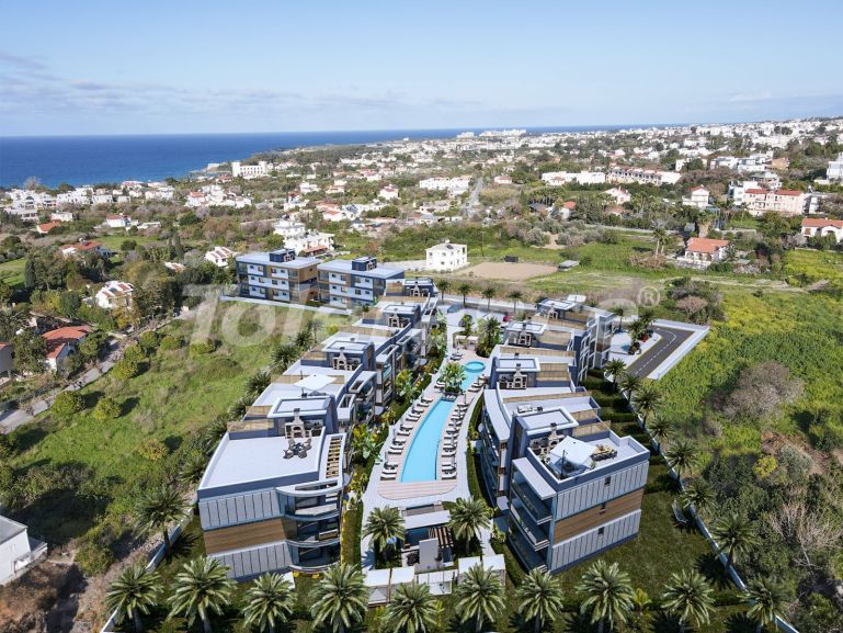 Квартира от застройщика в Кирения, Северный Кипр с бассейном в рассрочку: купить недвижимость в Турции - 85599