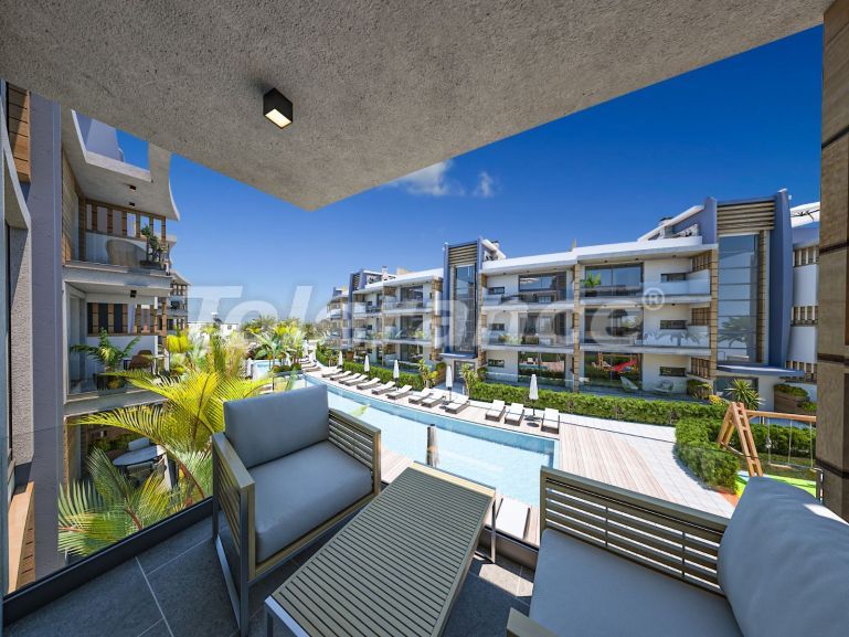 Квартира от застройщика в Кирения, Северный Кипр с бассейном в рассрочку: купить недвижимость в Турции - 85600