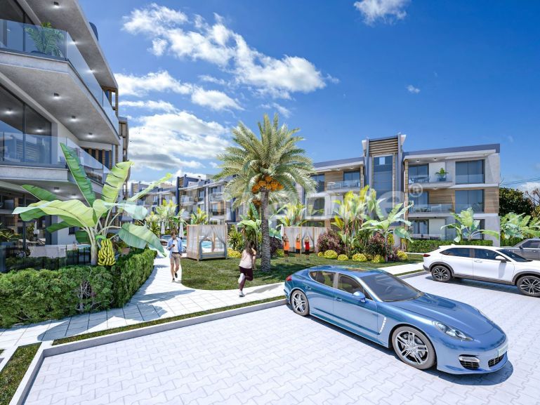 Квартира от застройщика в Кирения, Северный Кипр с бассейном в рассрочку: купить недвижимость в Турции - 85603