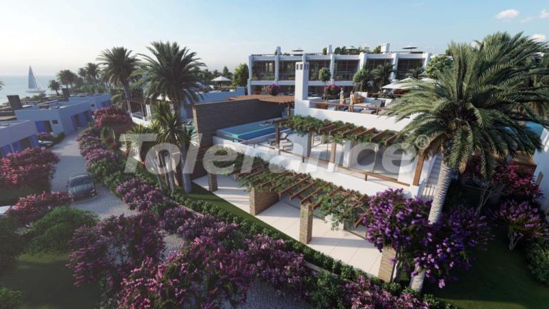 Квартира от застройщика в Кирения, Северный Кипр вид на море с бассейном в рассрочку: купить недвижимость в Турции - 85724