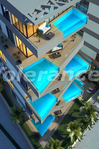 Квартира от застройщика в Кирения, Северный Кипр вид на море с бассейном в рассрочку: купить недвижимость в Турции - 86257