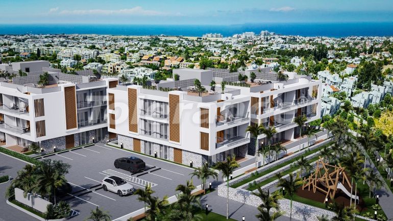 Квартира от застройщика в Кирения, Северный Кипр с бассейном в рассрочку: купить недвижимость в Турции - 87207